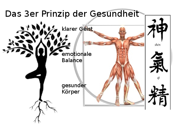 Das 3er Prinzip der Gesundheit