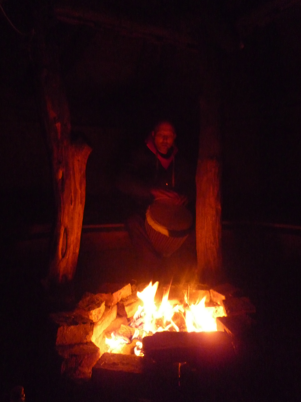 Feuerritual, schamnisches Seminar